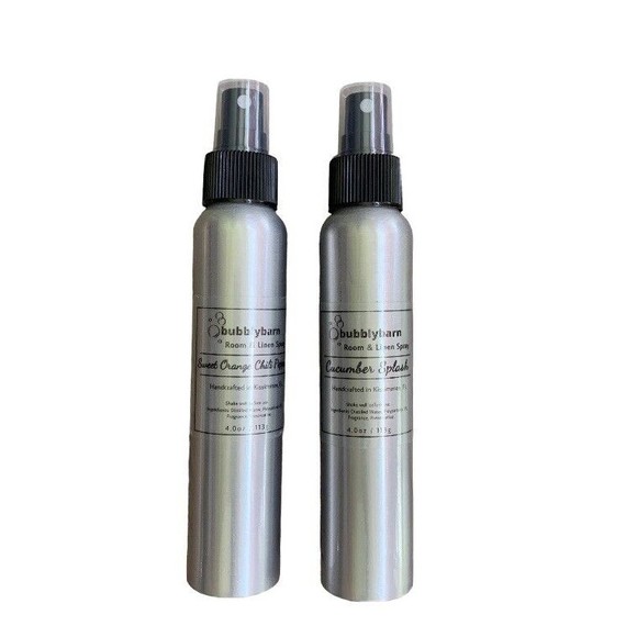 2 Room & Linen Spray Sweet Orange Chili Pepper / Cucumber Splash Scents Gift - Picture 1 of 5